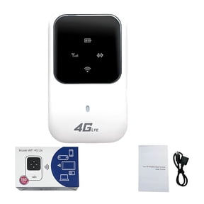 GJX 4G LTE WiFi Mobile Hotspot No SIM Card Required No Contract Multiple Networks Portable Internet