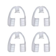 GJX 4PCS Dental Night Protector Dental Guard Teeth Grinding Guard Food Grade EVA Mouth Guard Transparent