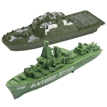 BESTSKY 2Pcs Military Toys,Miniature Tank Army Toys,Big Fun Army Men Action Figures,Combination Style1