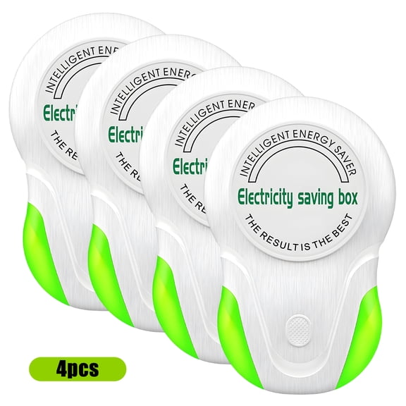 GJX 4Pcs Energy Saving Device,Voltage-Stabilizing Power Saver,Electrical Line Loss Optimization Device,Electricity Optimization Device for Household Appliances or Commercial Buildings