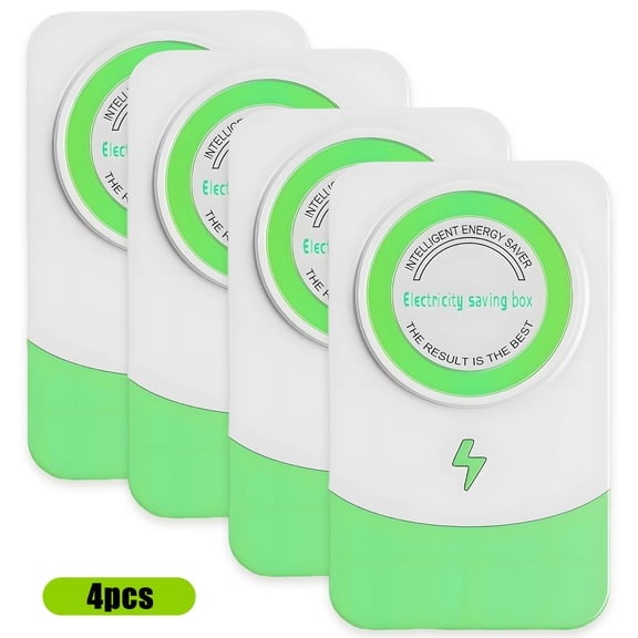 GJX 4Pcs Energy Saving Device,Voltage-Stabilizing Power Saver,Electrical Line Loss Optimization Device,Electricity Saving Box for Hotels and Shopping Malls