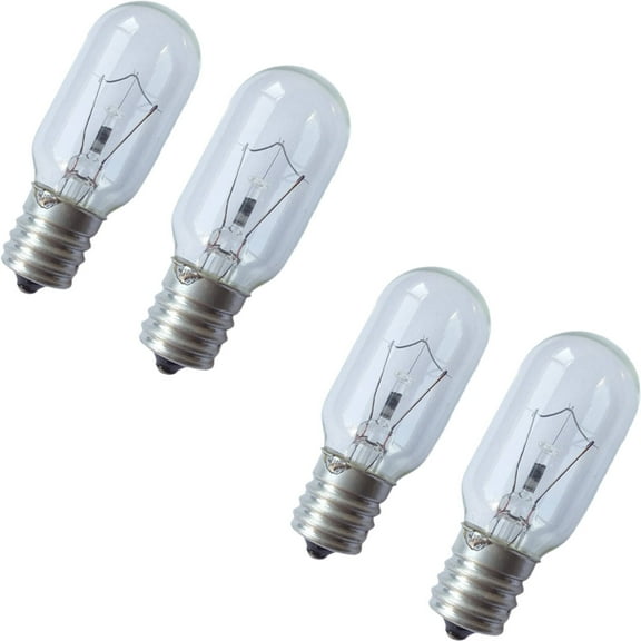 GJX 4Pcs Lava Lamp Bul High Heat Resistance Refrigerator Light Bulb High Brightness Warm Light Bulbs Style