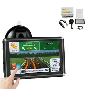 GJX 5-Inch GPS Navigator for Car, 8GB Touchscreen Vehicle System with Preloaded Maps & FM Audio Sync