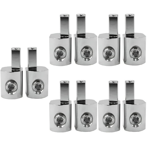GJX 5 Pairs Input Adapter Power Supplies Reducer 0 Gauge Amp Kit Ground Supply Amplifier Wiring
