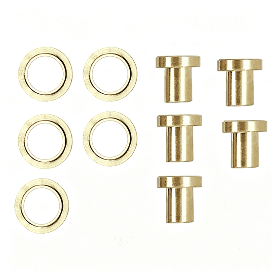 GJX 5 Set Clock H&S Screw Nut Bushing Washer Copper Hardware Shaft Mount Kit for Minute & Hour H& Wall Clock Movement Mechanism 12888 Quartz Clock Mechanism Diy Mantel Clocks Craft Clocks