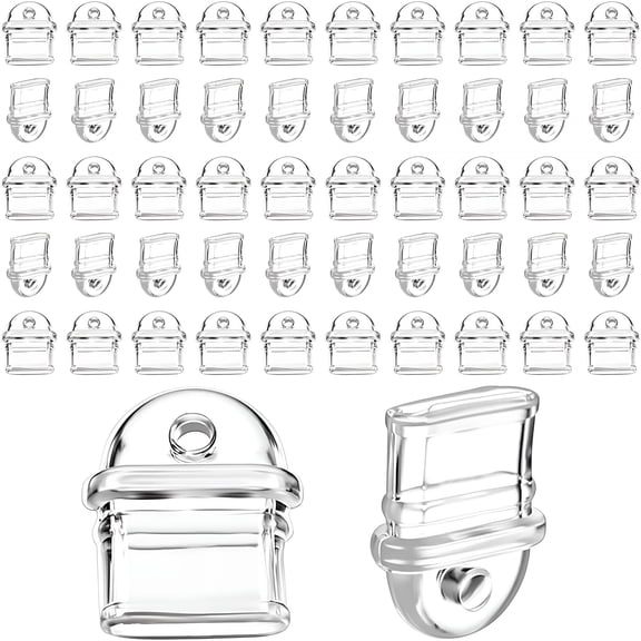 GJX 50 Pcs White Anti Dust Silicone Type C Charging Port,Clear Charging Port Covers,Protector Protective Dust Plug for Phones Laptops