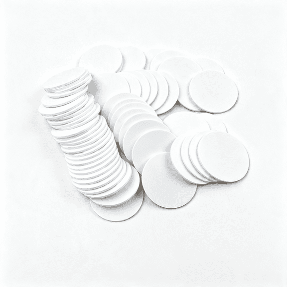 GJX 50Pcs Nfc Tags Sticker with Original Ntag215 Chip,504 Bytes Memory Rewritable Programmable Rfid Nfc Stickers Adhesive Labels,Compatible with Tagmo Amiibo and All Nfc Enabled Smartphones
