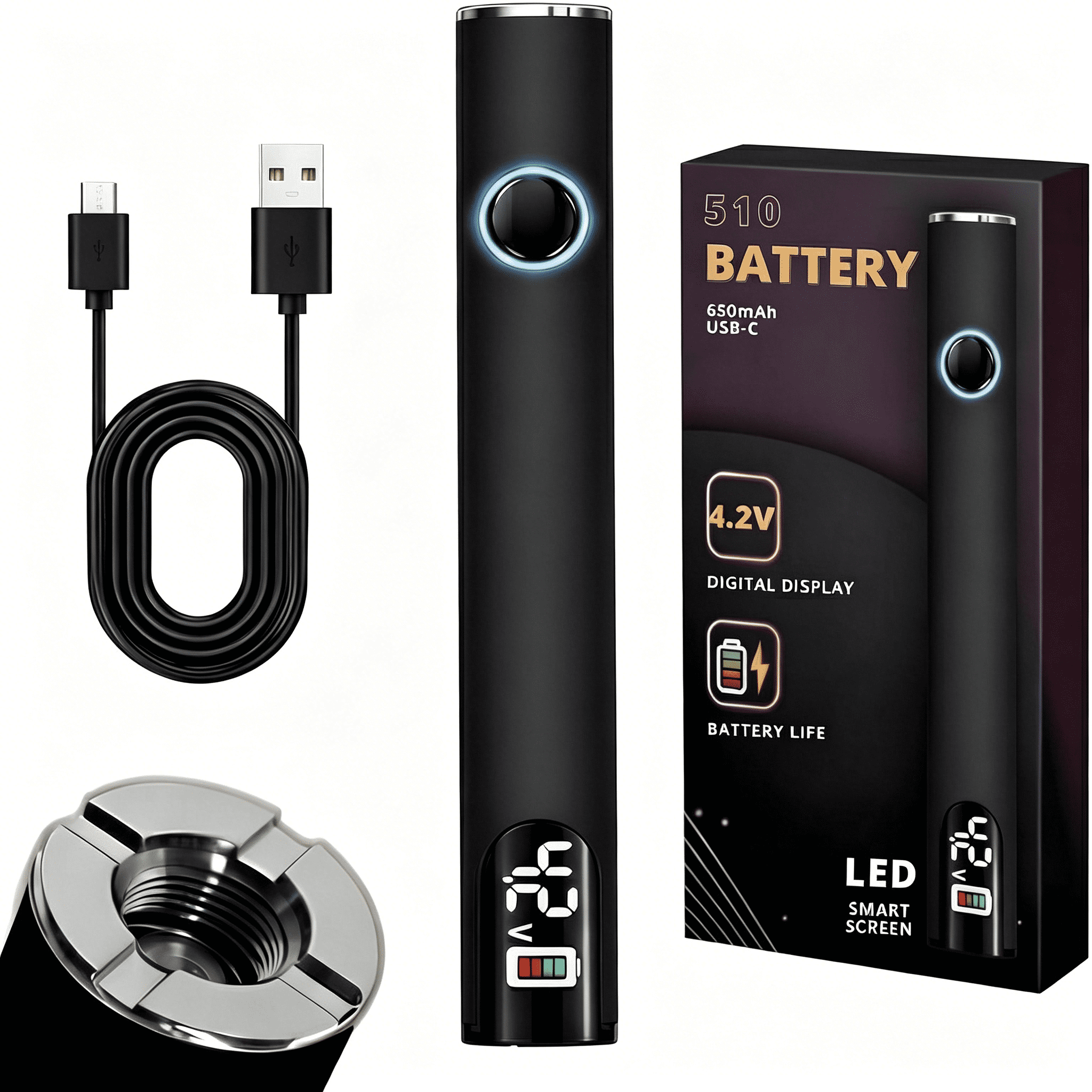 does walmart sell vape batteries 510 Battery Variable Voltage