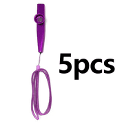 GJX 5Pcs Kazoo for Kids Fun and Playful Sound Effects Convenient to Carry Metal Kazoos Purple