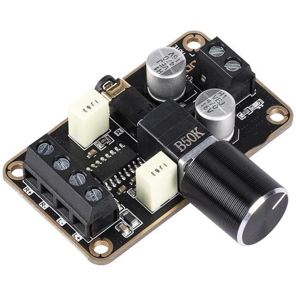 GJX 5W+5W Mini Audio Amplifier Board Pam8406 Dc 5V Digital Stereo Power Amp 2.0 Dual Channel Class D Amplify Module for Speaker Sound System Diy Digital Stereo Power Amp