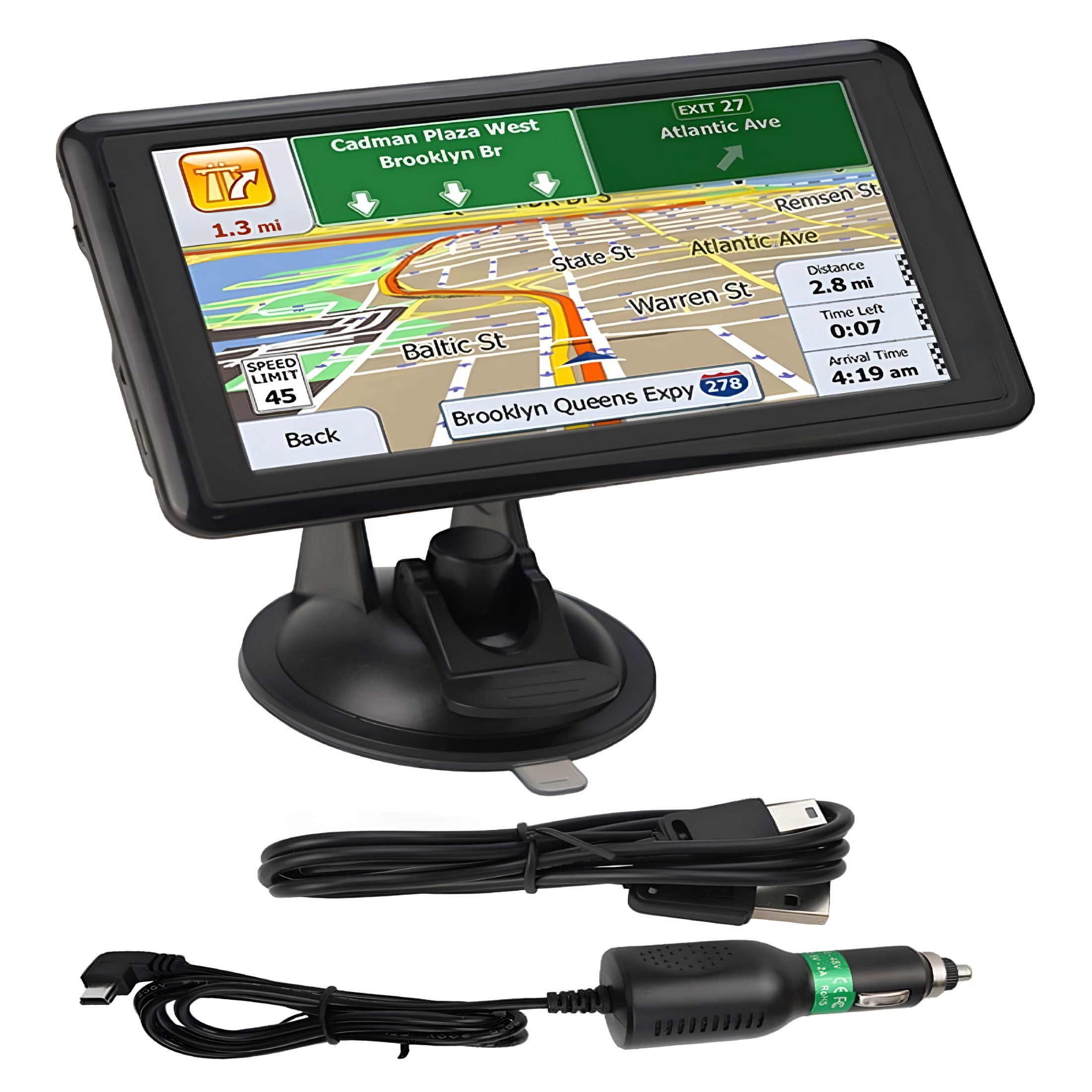 GJX 2026 New 5Inch Car Gps Navigation Hd Touch Screen Gps Navigator ...
