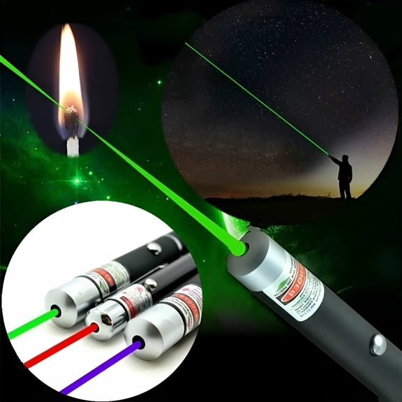 GJX 5mW Red Laser Pointer Pen, 650nm Presentation Clicker for Teaching and Office, Portable Pet Toy Light, Compact Travel Tool