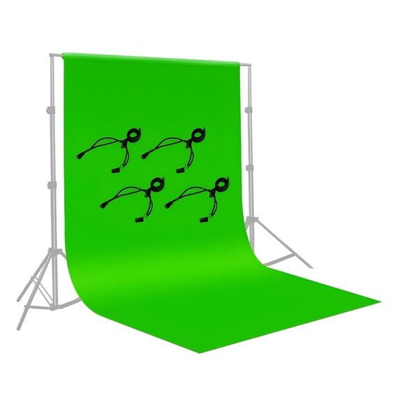 GJX 6 x 9 ft Green Screen Backdrop Kit for Live Streaming and Photography