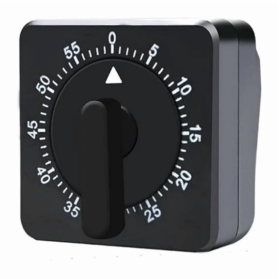 GJX 60 Minute Mechanical Kitchen Timer with Loud Alarm Manual Wind Up Cooking No Timer for Kids