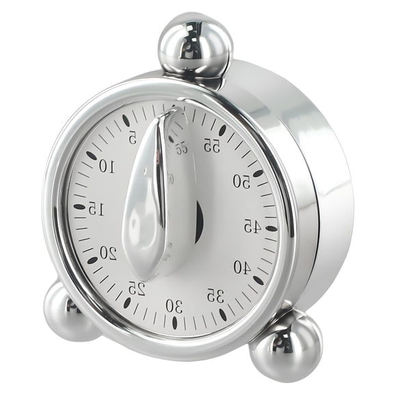 GJX 60 Minutes Mechanical Timer Kitchen Baking Cooking Reminder Loud Alarm Clock