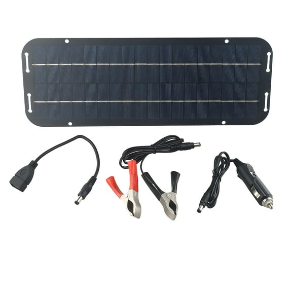 GJX 60W Solar Panel 12V Trickle Battery Charger for Caravan Car Van Boat Kit