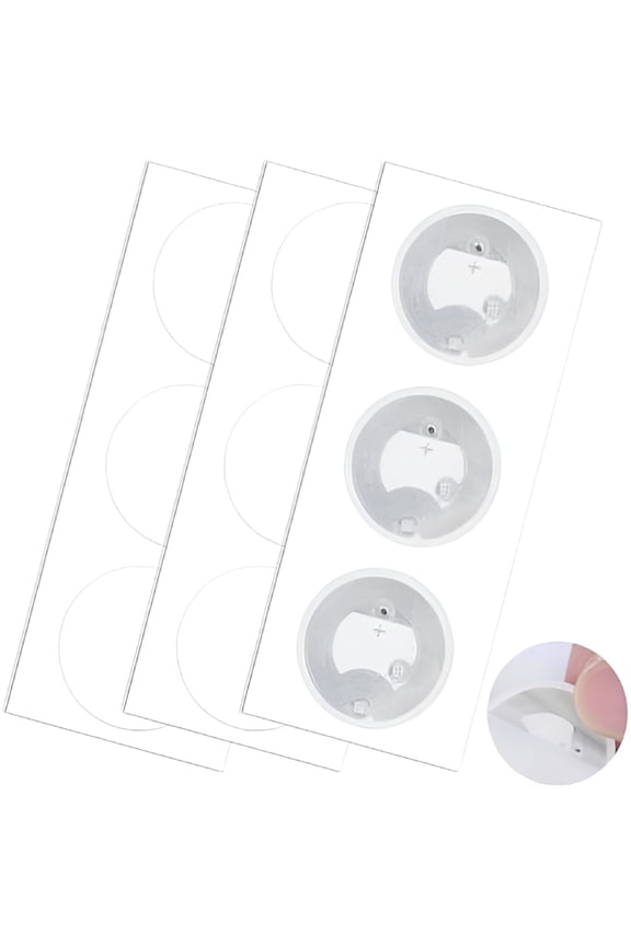 60pcs NFC Tags Programmable NFC Stickers Chip Ntag215 RFID Tags Stickers Adhesive Rewritable Labels 504 Bytes Compatible with All NFC-Enabled 2.5cm/0.98inch