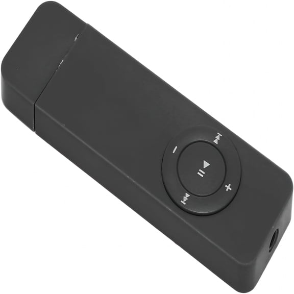GJX 64GB MP3 Player with Bluetooth, Lossless Audio Music Player, Portable Digital Audio Recorder for Audiobooks and Podcasts, Lightweight Clip-On Device for Running, Gym, Kids, Black