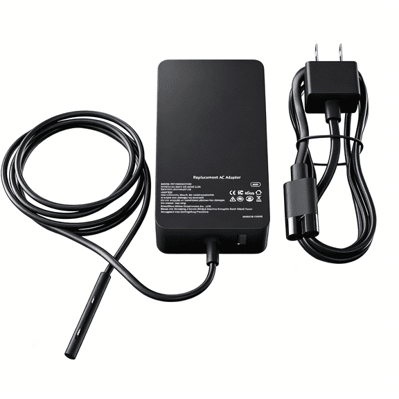 GJX 65W Surface Pro Charger, Compatible with Microsoft Surface Pro 11 10 9 8 7+ 7 6 5 4 3 X, Windows Surface Laptop 7 6 5 4 3 2 1, Go 4 3 2 1, Book 3 2 1, Replacement Tablet Power Supply