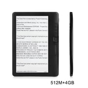 GJX 7 Inches Portable EBook Reader Builtin Backlight Support TF Card E-book Reader With 800 * 480 Color Screen Electronic Book