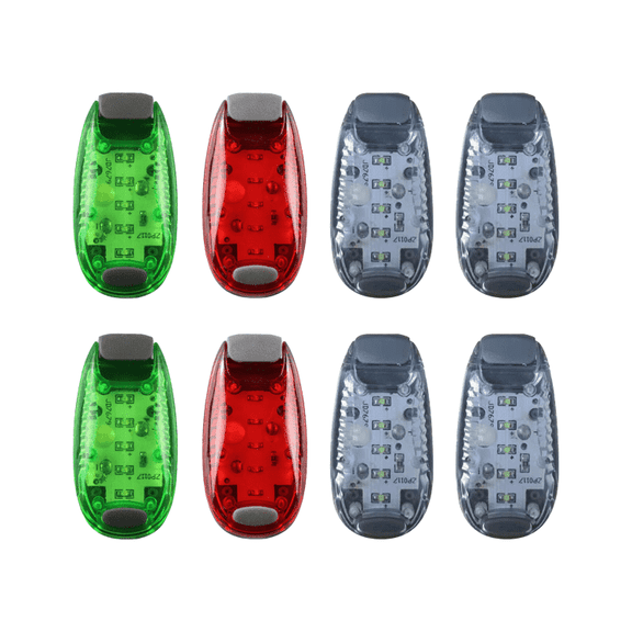 GJX 8 Pcs Bicycle Lights,Tool-Free Installation MTB Bike Headlight,Versatile Use for Enhanced Safety Bicycle Safety Warning Light