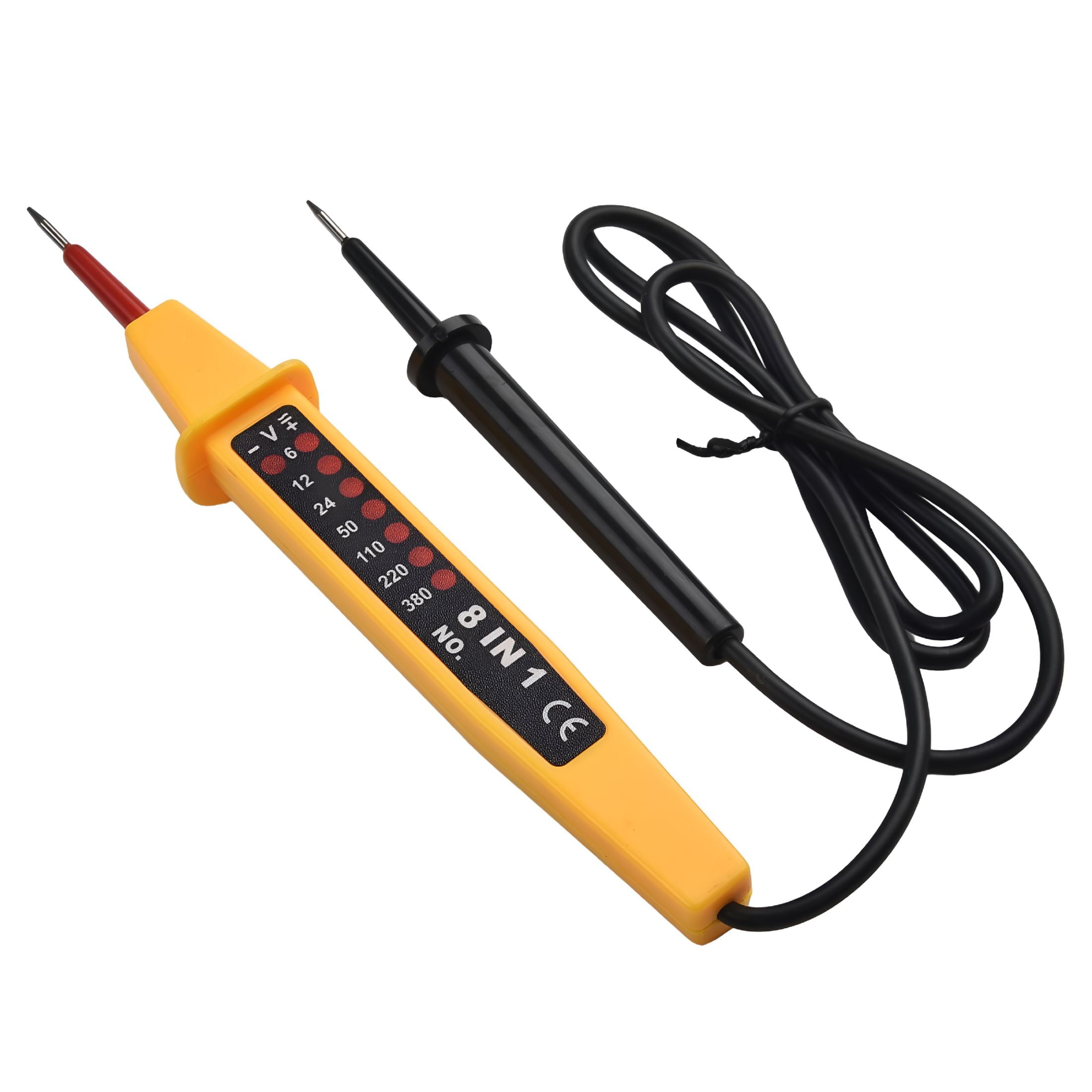Spannungsprüfer, Multifunktional, AC, DC, 6-380 V, Kompakter Auto