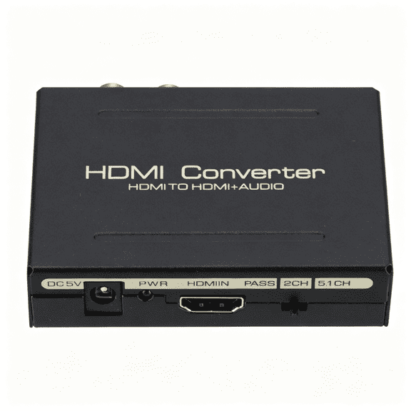 GJX 8K Audio Extractor Splitter,8K@60Hz 4K@120Hz Audio Converter Adapter + Optical Spdif + L/R Stereo Hdmi2.0 Hdcp2.2 Dolby Digital/Dts for Fire Stick,Blu-Ray Player