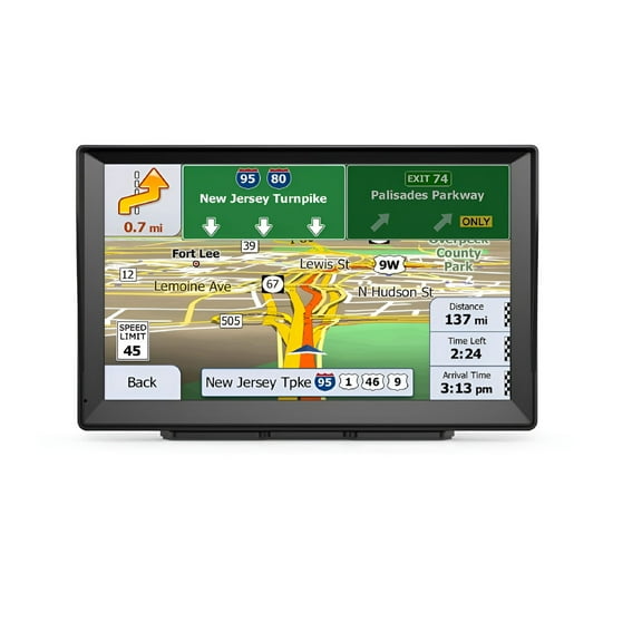 GJX 9-Inch Car GPS Navigation for Truck and RV, Turn-by-Turn