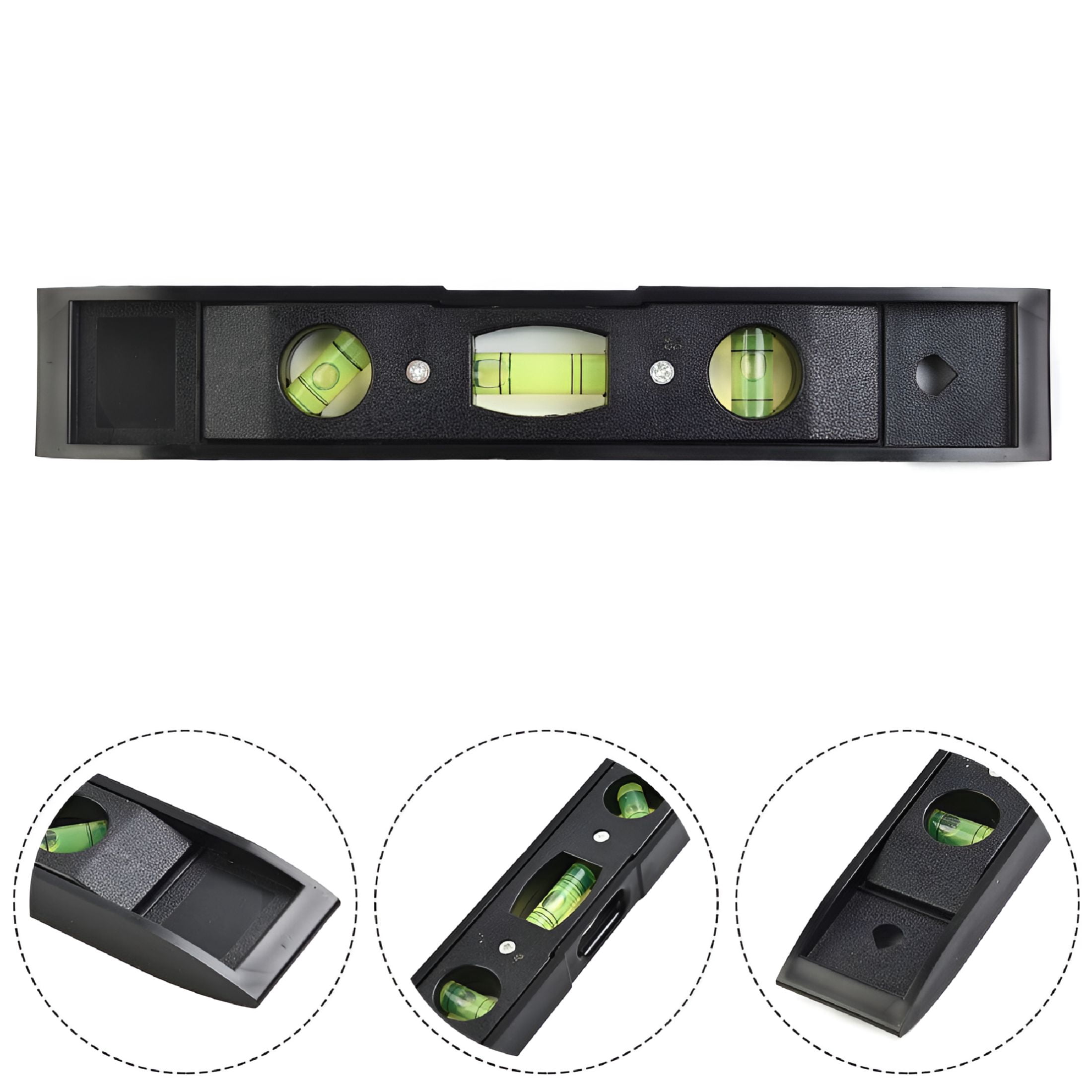 GJX 9 Inch Magnetic Torpedo Level Bubble Portable Spirit Level ...
