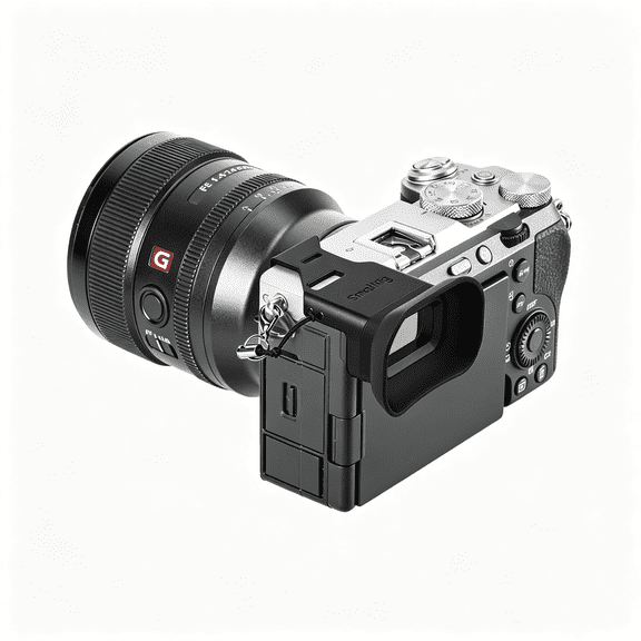 GJX A7Cii A7Cr Camera Viewfinder Eyecup,Viewfinder Eye Cup with Small Lanyard,Soft Silicone Material,Improving Shooting Stability,For Alpha 7C Ii/Alpha 7Cr-4819