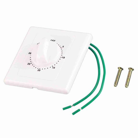 GJX Ac 220V 10A Mechanical Countdown Timer Switch Control 86 Panel Wall Mount 30 Min Timer for Water Heater Pump Fan (3.35 in / 85 Mm) Timer for Kids