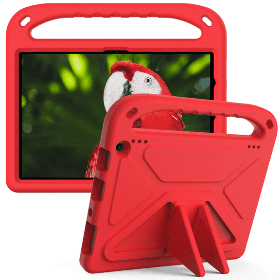 GJX Accessories for Kindle Portable Handle for Fire Hd 10 Tablet Case Shockproof and Stain - Resistant for Kindle Accessories Red