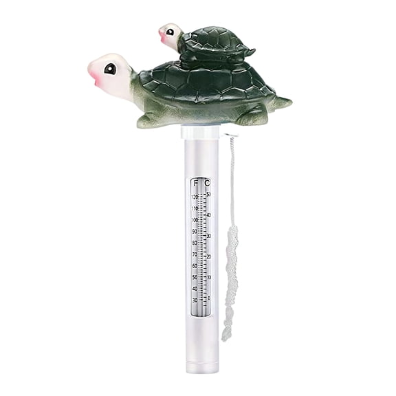 GJX Accurate Pool Thermometer Floating Easy Read, Wireless Pool Thermometer with String for Swimming Pool, Spa, Hot Tub, Ice Bath, Aquarium, Pond, Portable PVC Water Temperature Meter