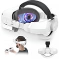 thumbnail image 1 of GJX Adjustable Head Strap Fit for Meta Quest 2 VR Headset with Head Cushion,Replacement VR Elite Strap,Enhanced Support and Comfort in VR,Reduce Face Pressure,Head Strap for Oculus Quest 2, 1 of 8