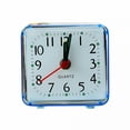 thumbnail image 1 of GJX Alarm Clock,Travel Alarm Clock,Small Alarm Clock,Square Small Bed Compact Travel Quartz Beep Alarm Clock Cute Portable Blue, 1 of 7