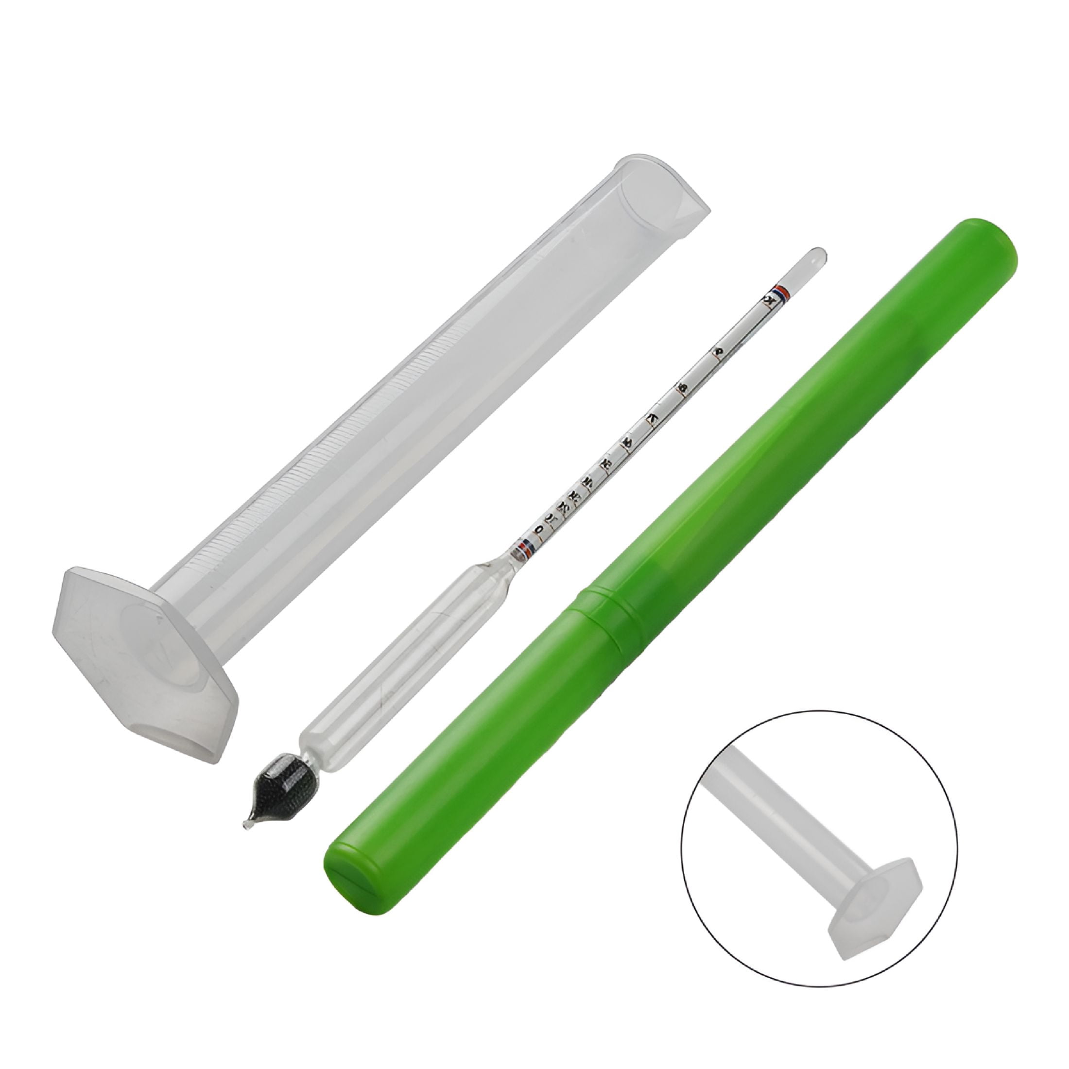 100 Ml Messzylinder Aus Kunststoff – Transparent Mit Skala, Für Hydrometer-Tests Und Labore