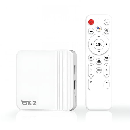 GJX Android TV Box,Octa-Core Processor,2GB RAM +16GB ROM,Android 14,Wi-Fi 6,BT5.2,8K Ultra HD,HDR10+,IR Remote Control