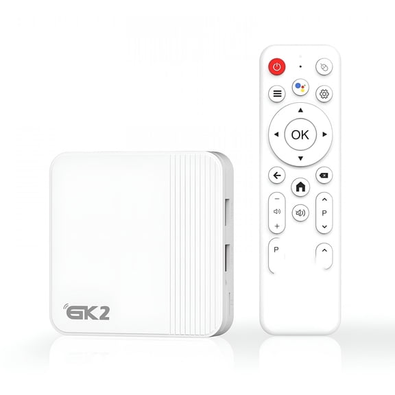GJX Android TV Box,Octa-Core Processor,2GB RAM +16GB ROM,Android 14,Wi-Fi 6,BT5.2,8K Ultra HD,HDR10+,IR Remote Control