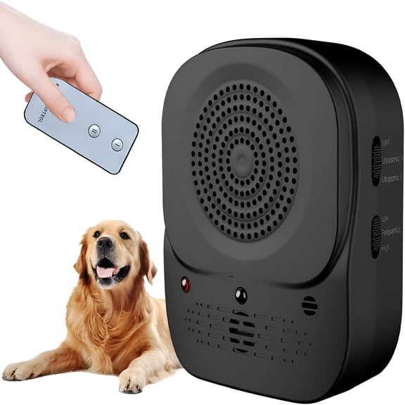 GJX Anti Barking Device,4 Modes Ultrasonic Dog Bark Control Box,Rechargeable Bark Deterrent for Dogs,Waterproof Indoor&Outdoor Use for Effective Dog Training&Behavior Correction
