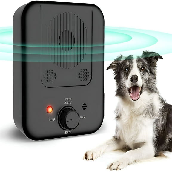 GJX Anti Barking Device, USB Rechargeable Ultrasonic Dog Training Tool, 50 Ft Range Bark Control for Small, Medium, and Large Dogs
