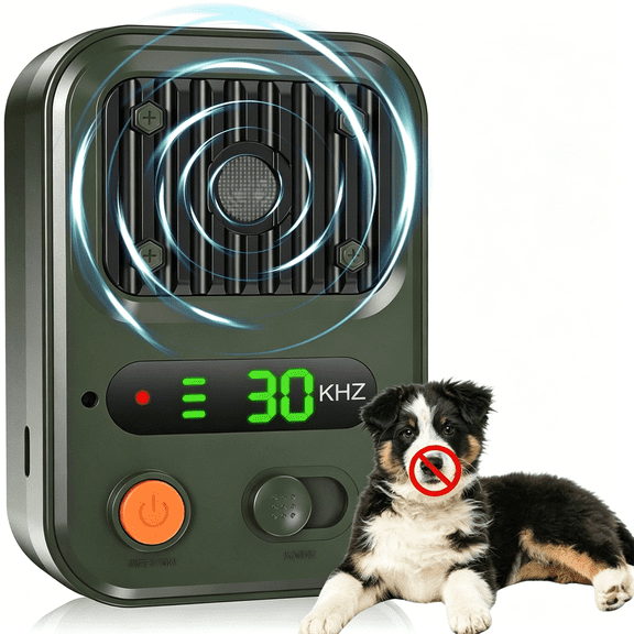 GJX Anti Barking Devices,Auto Bark Deterrent Devices with 3 Modes,Rechargeable Dog Barking Sonic Barking Deterrent,Barking Box Barking Control Devices Indoor/Outdoor Safe for Dog