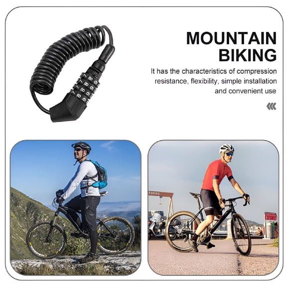 GJX Anti-Bike Lock Locks High Security Bicycle Cable Changeable Password