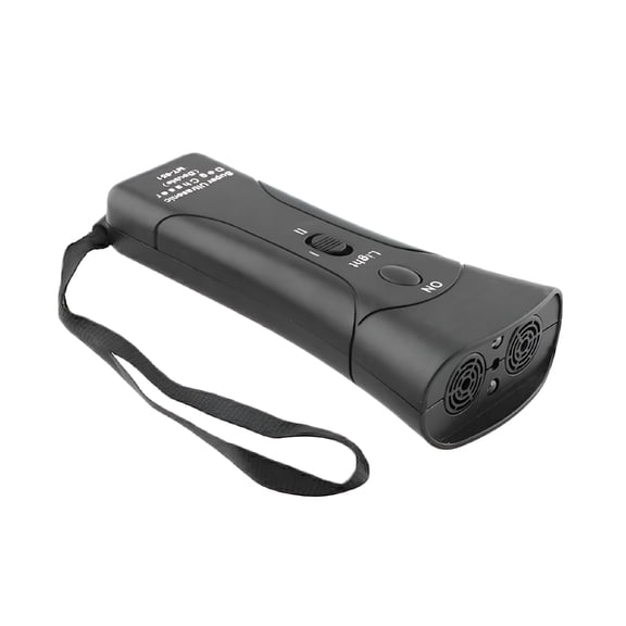 GJX Anti Dog Barking Pet Trainer Double Ultrasonic Dog Chaser LED Light Ultrasonic Gentle Chase Training