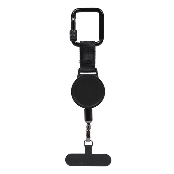 GJX Anti-Theft Phone Tether - Universal Adhesive Anchor, Retractable Steel Line and Locking Carabiner Anti-Theft Anti Theft Phone Strap