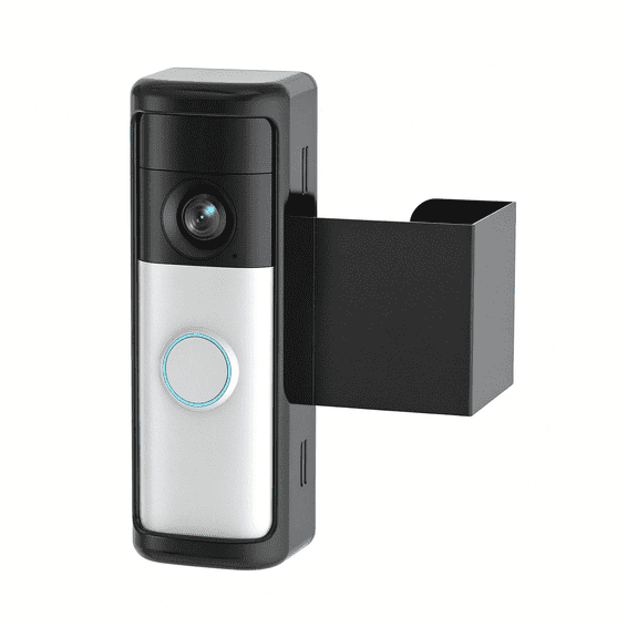 GJX Anti-Theft Video Doorbell Mount for Battery Doorbell/Plus/Pro, No-Drill Mounting Bracket Holder Accessories for Apartment, Not for Security Door