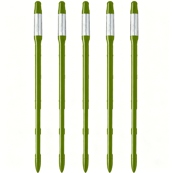 GJX Aquameter, Set of 5, Plant Soil Moisture Sensor (Green, Large)