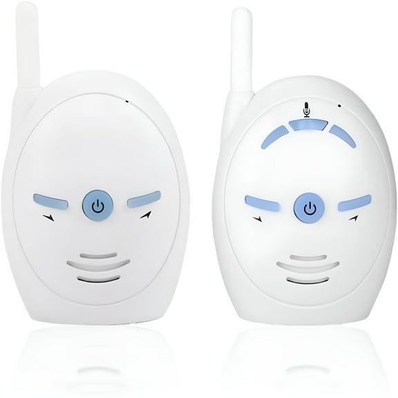 GJX Audio Baby Monitor, Wireless Digital Audio Baby Monitor Nanny Intercom Electronic Alarm Two-Way and Talk Back Intercom