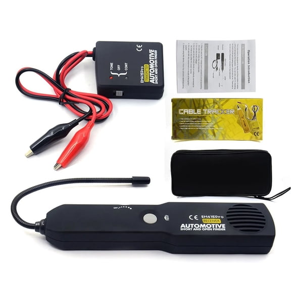 GJX Automotive Circuit Tester,Automotive Electrical Open&Short Finder Circuit Tester,Dc 6-42V Fault Probe Cable Tracer,Circuit Breaker Finder for Car,Boat,Trailer Etc (No Battery)