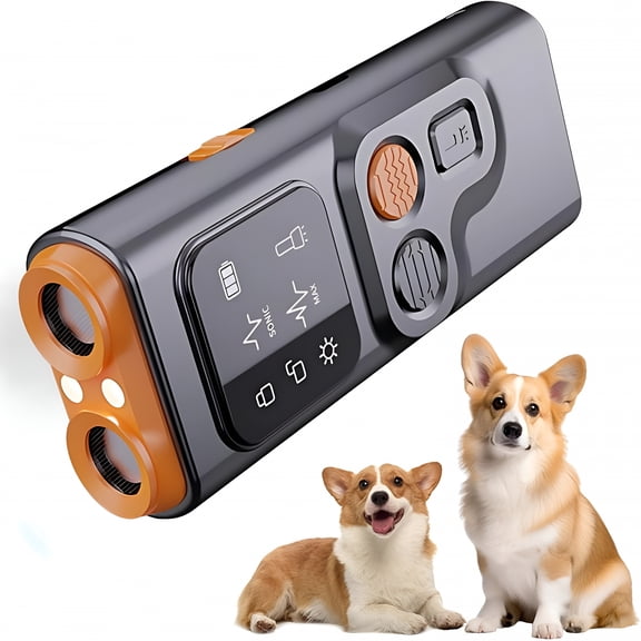 GJX Bark Deterrent Device, Anti Barking, 4 Modes, 50FT Range, Safe Humane Effective Handheld Device for Indoor Outdoor Use