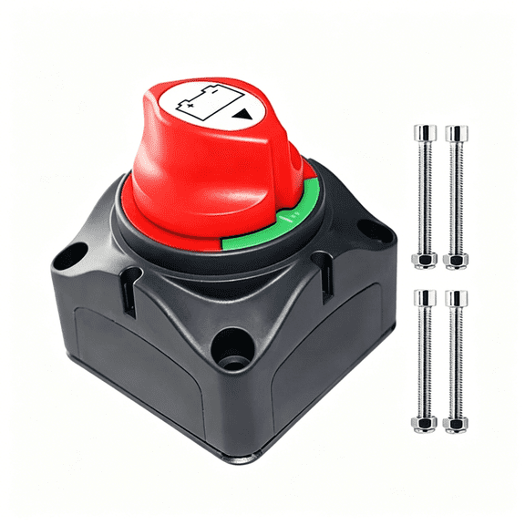 GJX Battery Disconnect Switch,12V-48V Battery Power Cut Master Switch for Car,Rv,Boat(On/Off)Battery Kill Switch